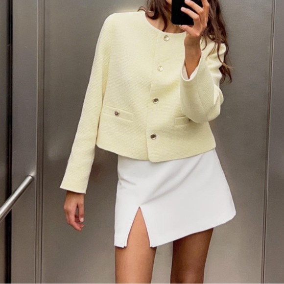 Zara Split Hem Skort - Picture 1 of 9